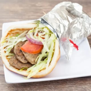 25. Gyro Wrap, Lettuce, Tomato, Onion Sandwich