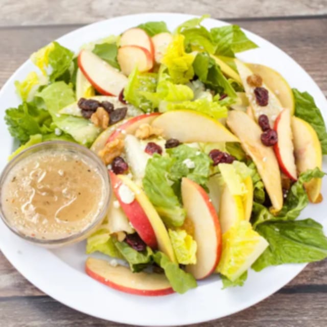 Apple Blue Cheese Salad.