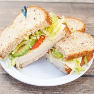 2. Turkey Breast, Stuffing, Cranberry Sauce Sandwich